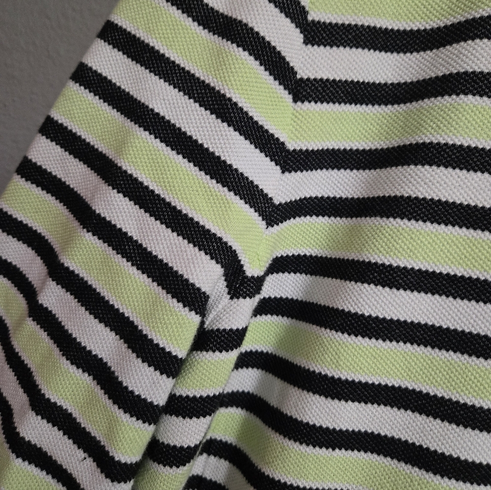 T By Talbots Multi Color Striped Zip Up Size Peti… - image 6